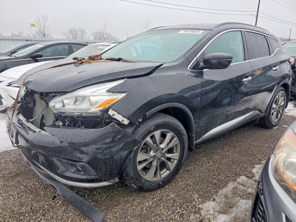 2017 Nissan Murano მანქანა იყიდება აუქციონზე, vin: 5N1AZ2MH6HN101818, აუქციონის ნომერი: 74419635
