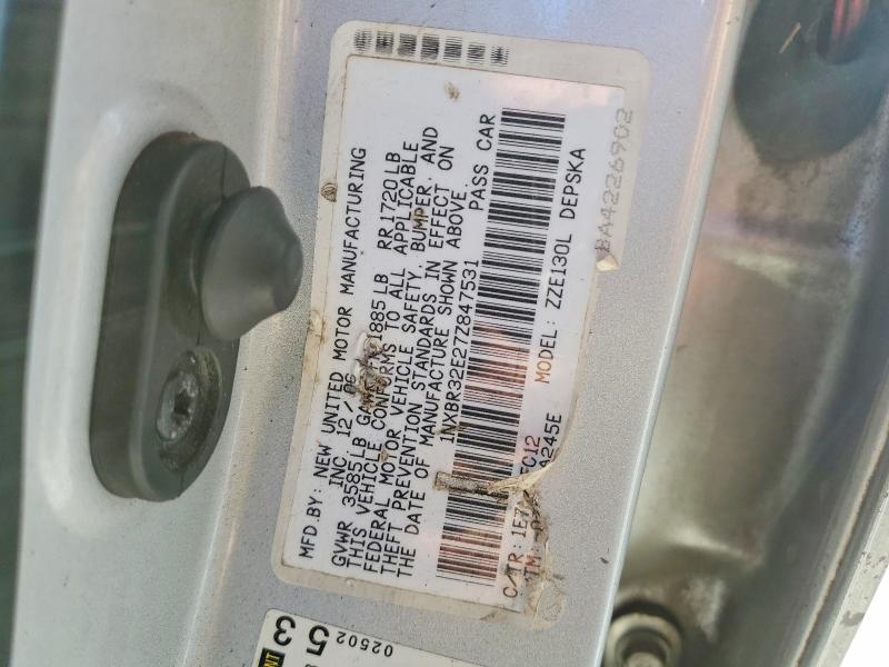Aukcja sprzedaży 2007 Toyota Corolla, vin: 1NXBR32E27Z847531, numer aukcji: 79305135
