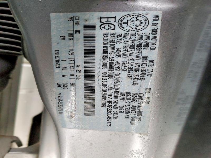 Aukcja sprzedaży 2012 Ford Focus, vin: 1FAHP3F22CL459175, numer aukcji: 78331135