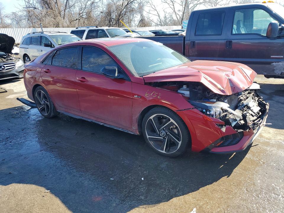 76348795 :رقم المزاد ، KMHLR4AF8PU512634 vin ، 2023 Hyundai Elantra مزاد بيع