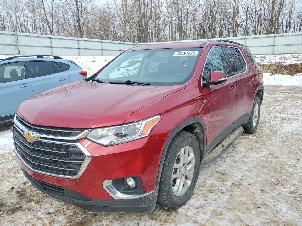 76691075 :رقم المزاد ، 1GNEVGKWXLJ261157 vin ، 2020 Chevrolet Traverse مزاد بيع