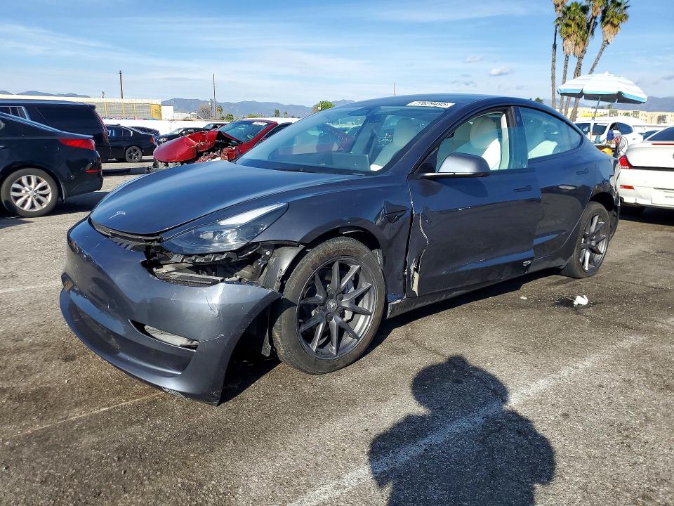 77629495 :رقم المزاد ، 5YJ3E1EA2PF711443 vin ، 2023 Tesla Model 3 مزاد بيع