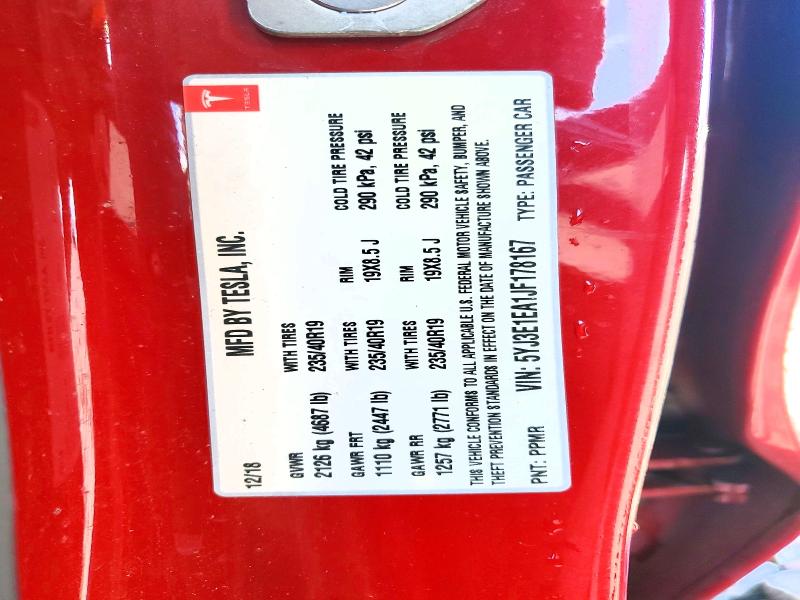 Продаж на аукціоні авто 2018 Tesla Model 3, vin: 5YJ3E1EA1JF178167, номер лоту: 77876485