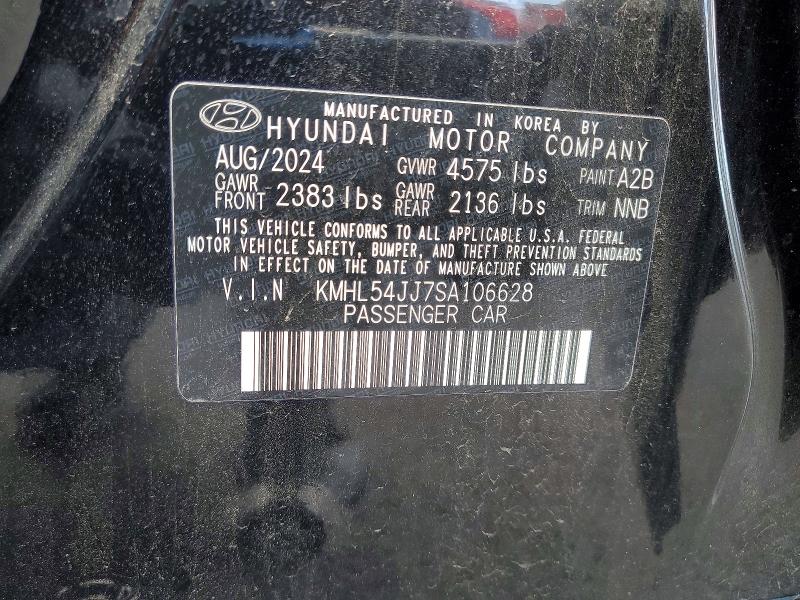 Продаж на аукціоні авто 2025 Hyundai Sonata, vin: KMHL54JJ7SA106628, номер лоту: 80124825