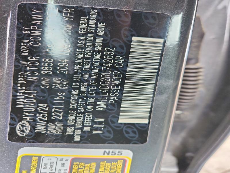 76327525 :رقم المزاد ، KMHLL4DG2RU742632 vin ، 2024 Hyundai Elantra مزاد بيع