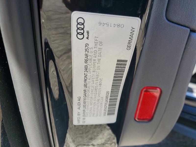 Продажа на аукционе авто 2018 Audi A5, vin: WAUENCF55JA085020, номер лота: 78144155