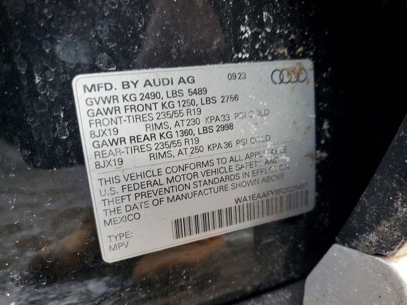 Продажа на аукционе авто 2024 Audi Q5, vin: WA1EAAFY8R2020451, номер лота: 77671705