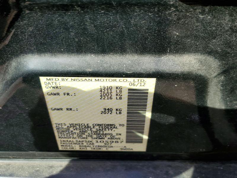 78233015 :رقم المزاد ، 1N4AL3AP1DC105987 vin ، 2013 Nissan Altima مزاد بيع