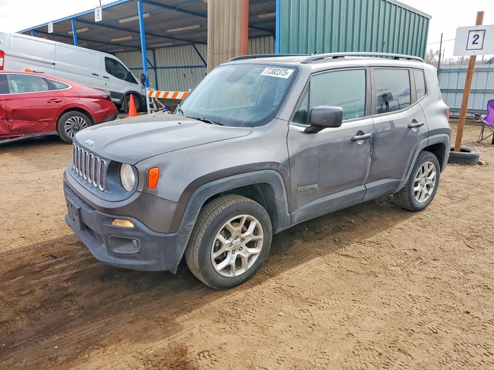 77302375 :رقم المزاد ، ZACCJBBB7JPG71455 vin ، 2018 Jeep Renegade مزاد بيع