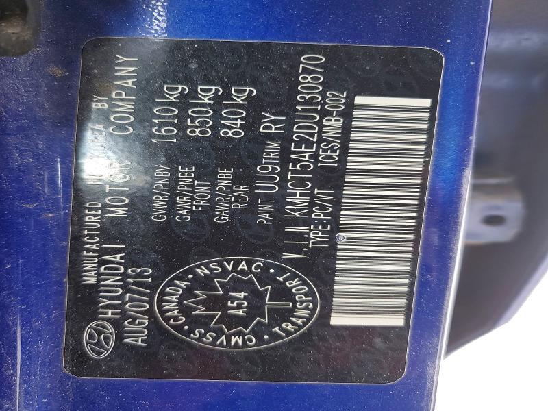 Продажа на аукционе авто 2013 Hyundai Accent, vin: KMHCT5AE2DU130870, номер лота: 74056265