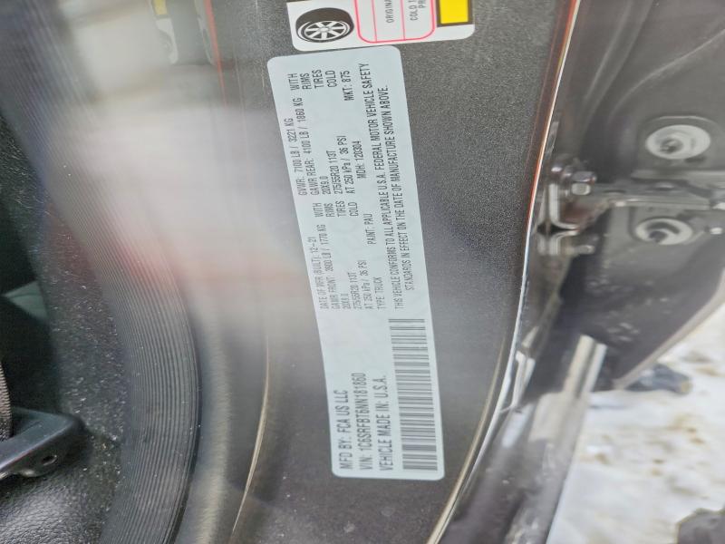 75652855 :رقم المزاد ، 1C6SRFBT6NN181860 vin ، 2022 Ram 1500 مزاد بيع