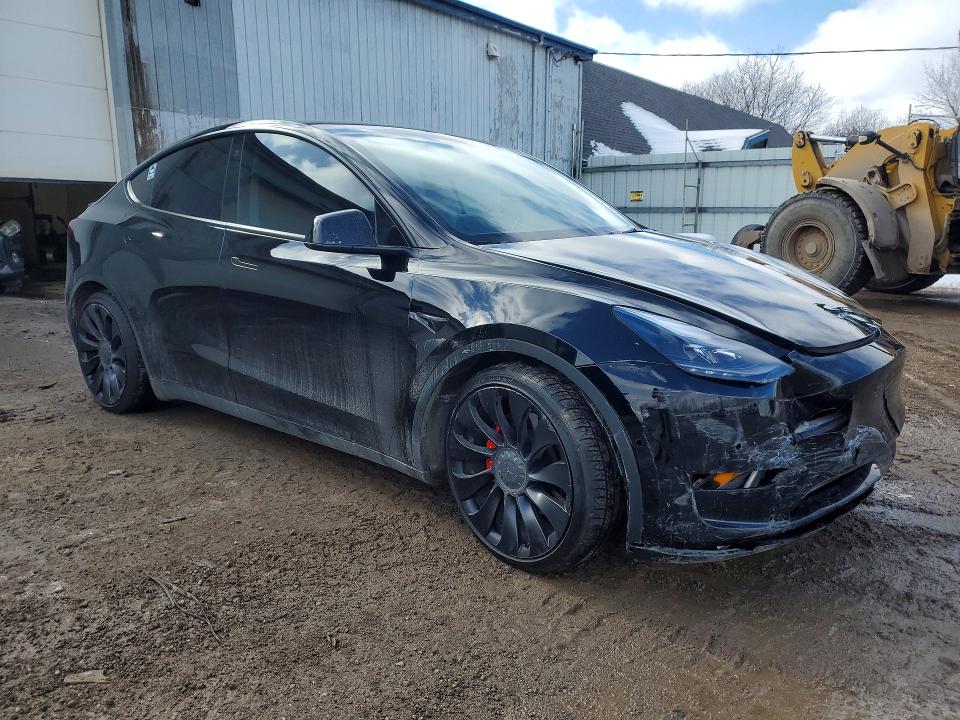 Продажа на аукционе авто 2021 Tesla Model Y, vin: 5YJYGDEF4MF202222, номер лота: 76660435