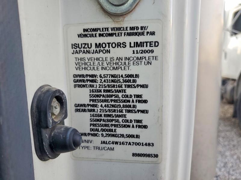 Продаж на аукціоні авто 2010 Isuzu Npr, vin: JALC4W167A7001483, номер лоту: 77002985