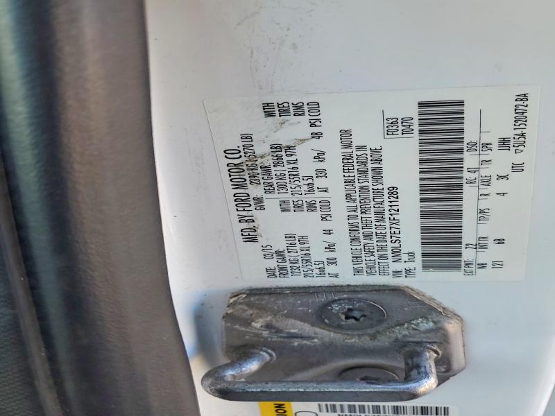 Продажа на аукционе авто 2015 Ford Transit Connect, vin: NM0LS7E7XF1211289, номер лота: 58498876