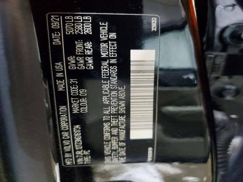Продаж на аукціоні авто 2022 Volvo S60, vin: 7JRL12TZ3NG161734, номер лоту: 74982905