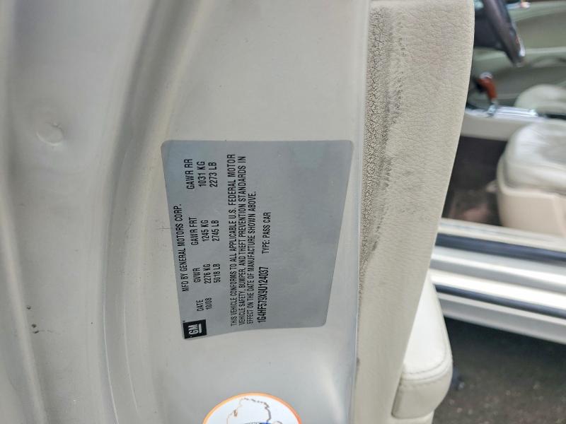 Продажа на аукционе авто 2009 Buick Lucerne, vin: 1G4HF579X9U124037, номер лота: 78076925