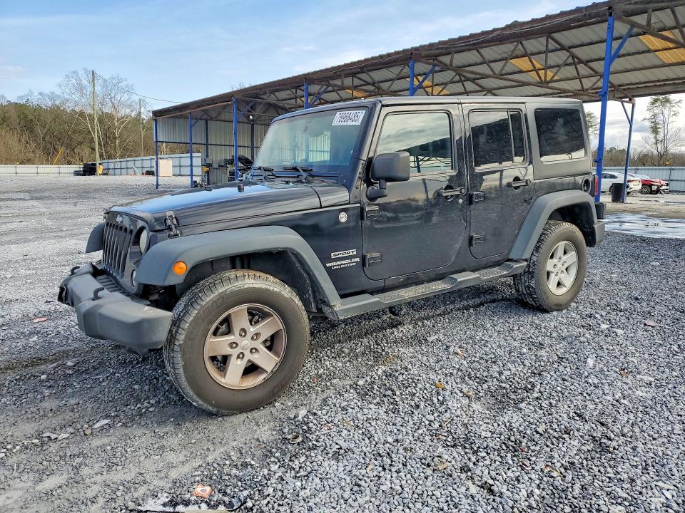 Auction sale of the 2015 Jeep Wrangler Unlimited, vin: 1C4BJWDG3FL566502, lot number: 76968485