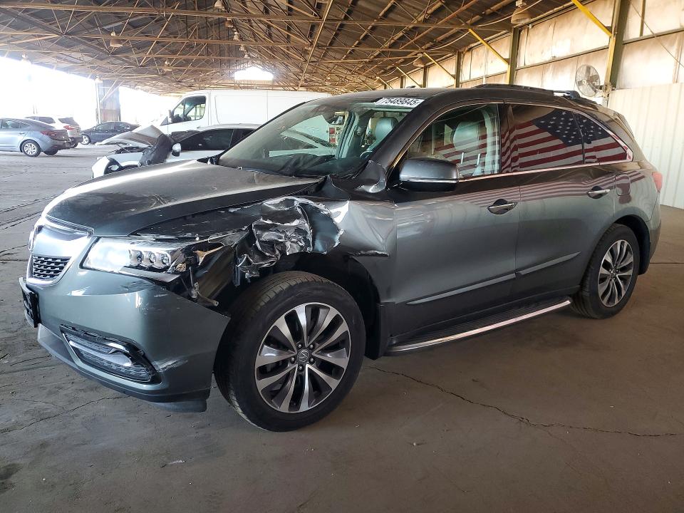 Продажа на аукционе авто 2016 Acura Mdx, vin: 5FRYD4H49GB028136, номер лота: 75489845