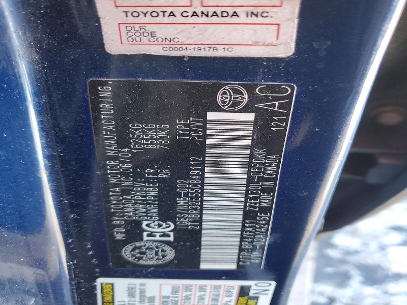 Aukcja sprzedaży 2005 Toyota Corolla, vin: 2T1BR32E55C849112, numer aukcji: 77923095