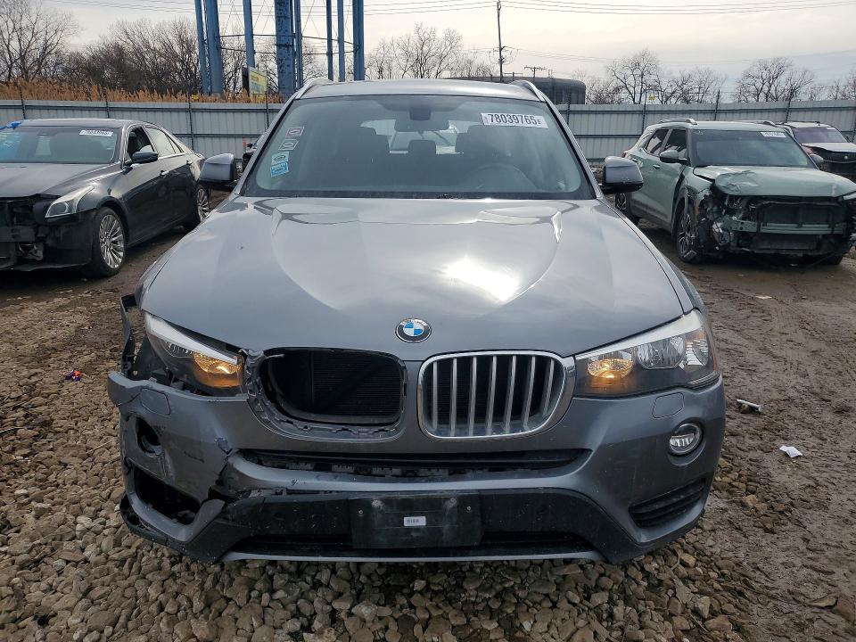 2015 Bmw X3 მანქანა იყიდება აუქციონზე, vin: 5UXWX9C55F0D54107, აუქციონის ნომერი: 78039765