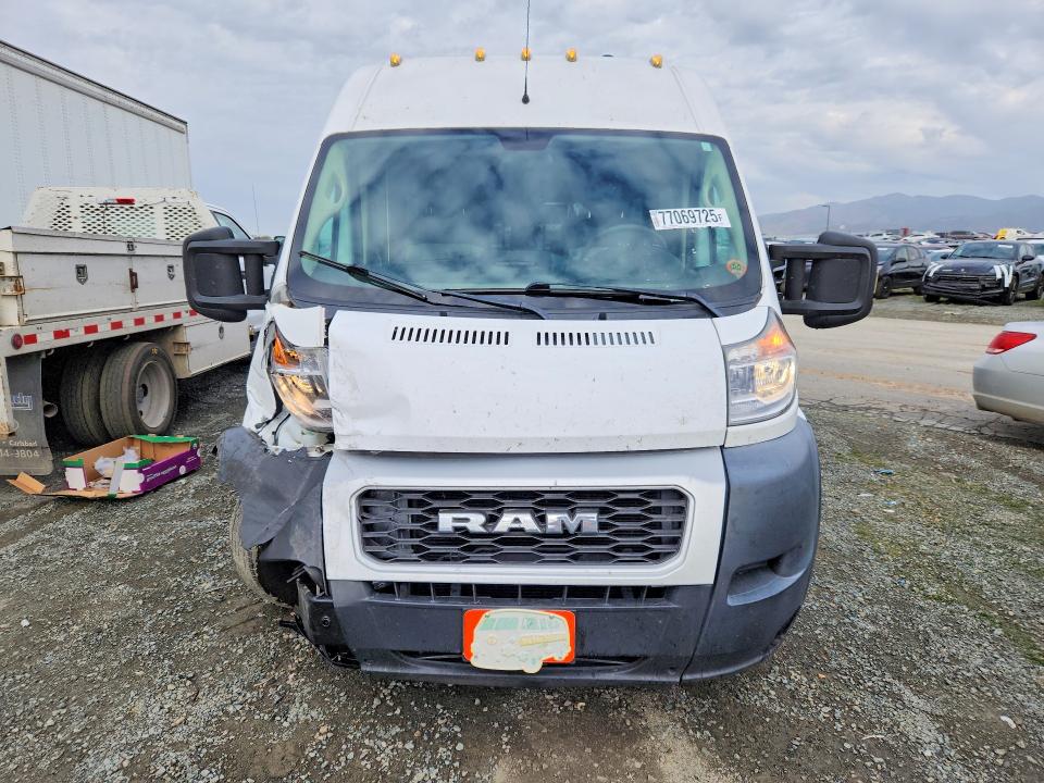 77069725 :رقم المزاد ، 3C6TRVPG9KE523425 vin ، 2019 Ram Promaster 2500 مزاد بيع