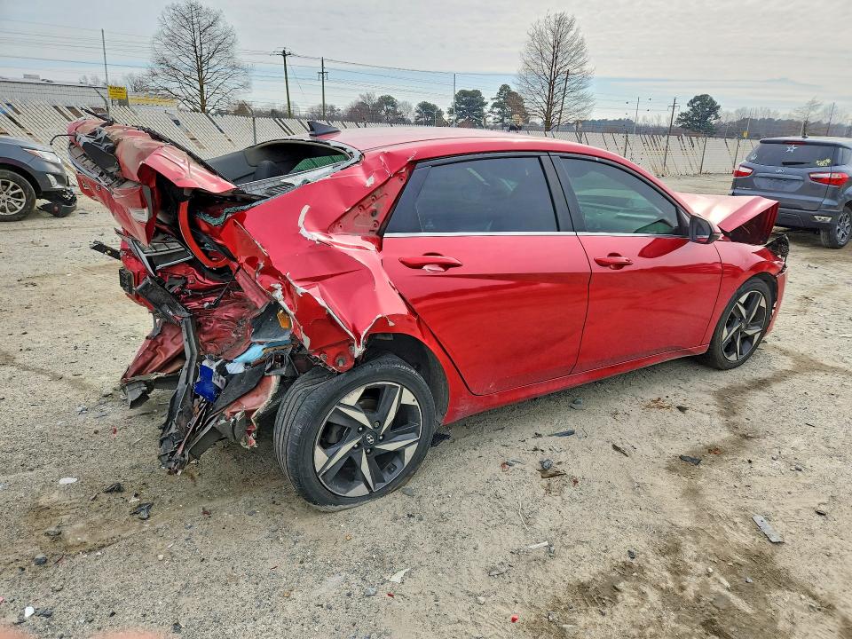 76795545 :رقم المزاد ، 5NPLN4AG2MH040820 vin ، 2021 Hyundai Elantra مزاد بيع
