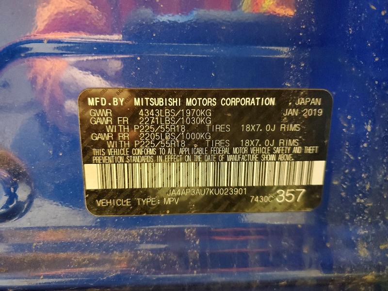 Aukcja sprzedaży 2019 Mitsubishi Outlander Sport, vin: JA4AP3AU7KU023901, numer aukcji: 78598095