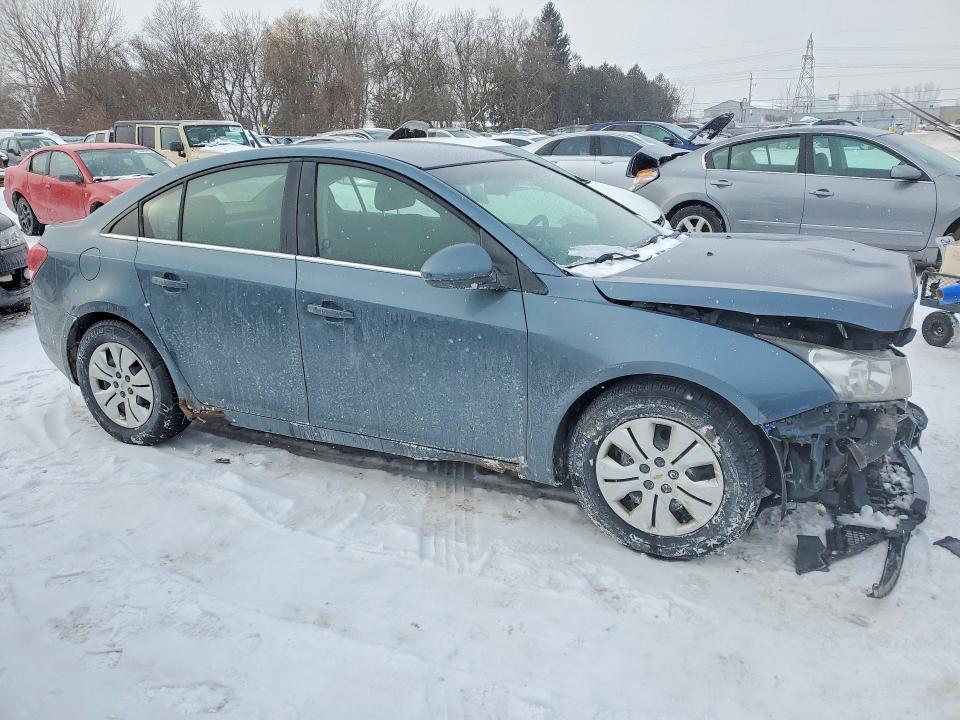 74002755 :رقم المزاد ، 1G1PF5SC9C7356887 vin ، 2012 Chevrolet Cruze Lt مزاد بيع