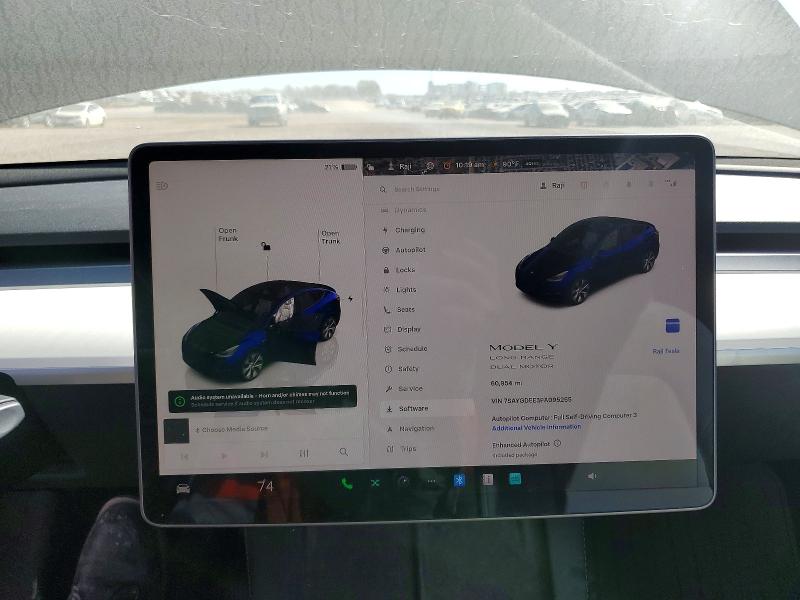 Aukcja sprzedaży 2023 Tesla Model Y, vin: 7SAYGDEE3PA095255, numer aukcji: 79092245