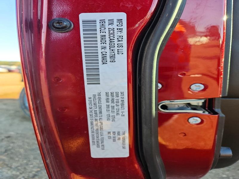 75288585 :رقم المزاد ، 2C3CCAAG0LH179019 vin ، 2020 Chrysler 300 مزاد بيع