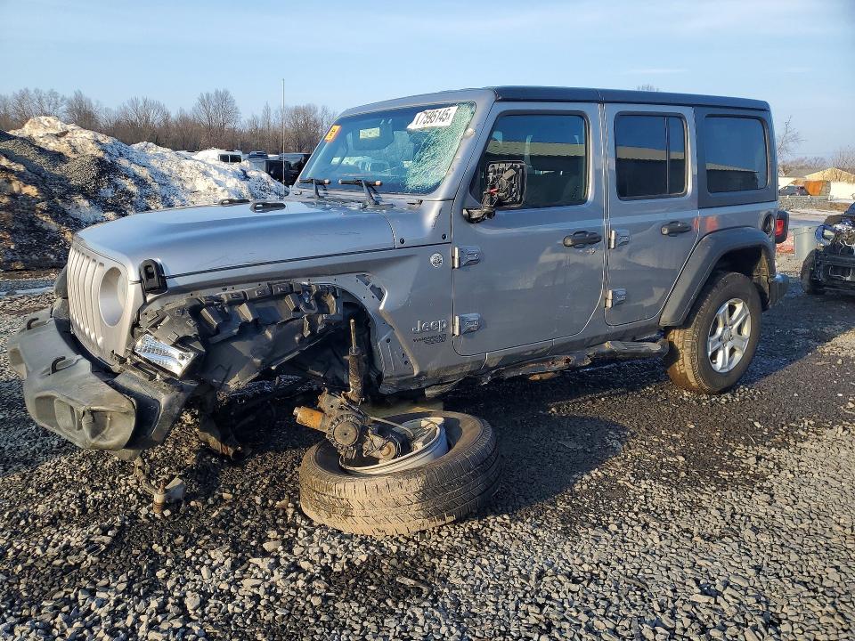 77595145 :رقم المزاد ، 1C4HJXDNXKW636648 vin ، 2019 Jeep Wrangler Unlimited مزاد بيع