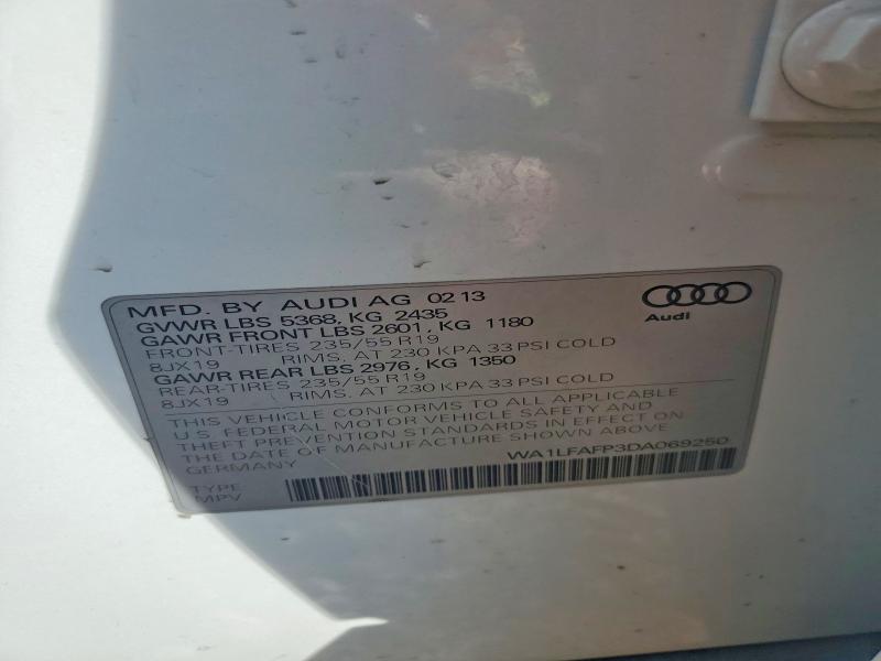 Aukcja sprzedaży 2013 Audi Q5 Premium, vin: WA1LFAFP3DA069250, numer aukcji: 77979175