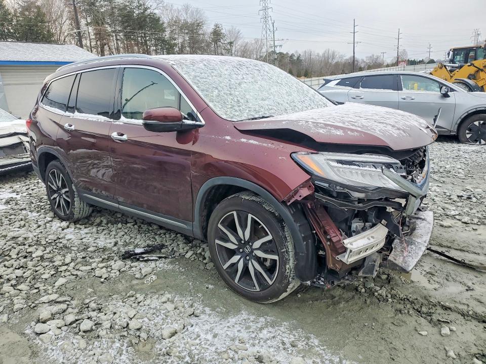 75948785 :رقم المزاد ، 5FNYF6H62NB010714 vin ، 2022 Honda Pilot Tour مزاد بيع