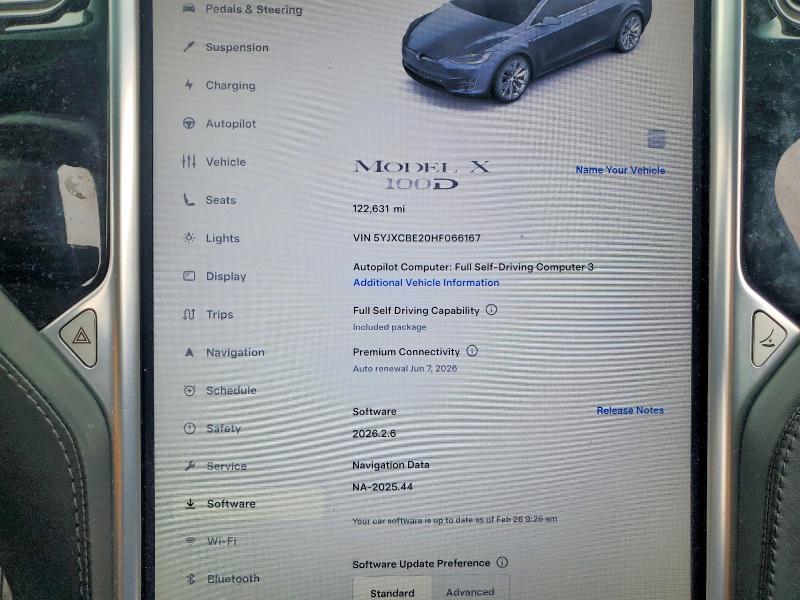 Продажа на аукционе авто 2017 Tesla Model X, vin: 5YJXCBE20HF066167, номер лота: 78801075