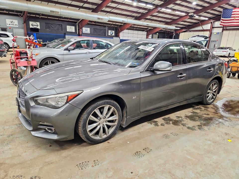 77352505 :رقم المزاد ، JN1BV7AR0FM412178 vin ، 2015 Infiniti Q50 Base مزاد بيع