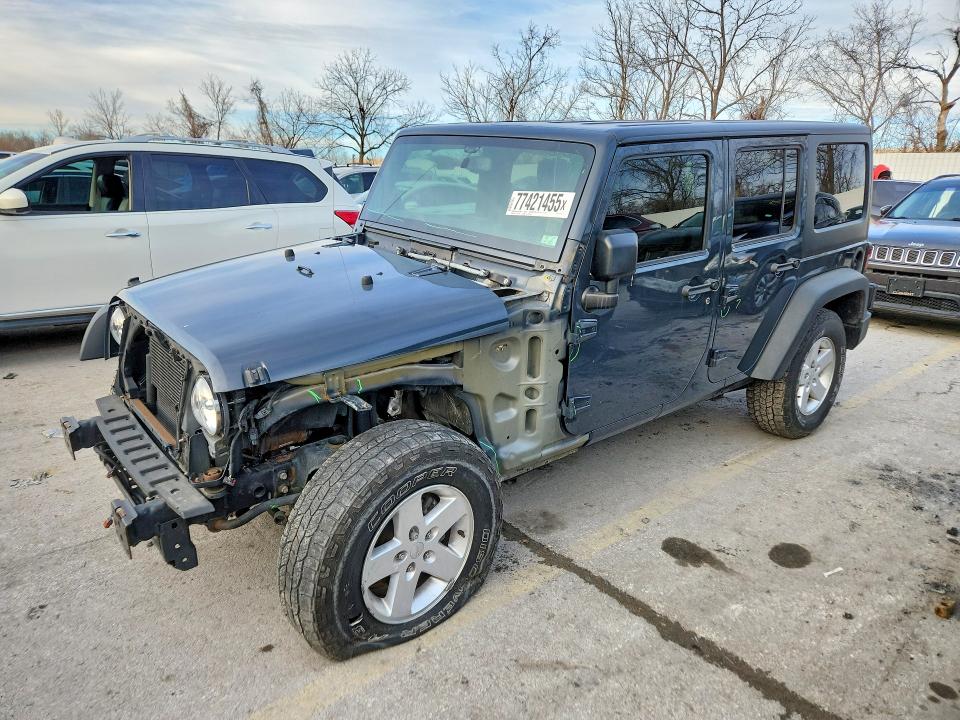 77421455 :رقم المزاد ، 1C4BJWDG2HL526141 vin ، 2017 Jeep Wrangler Unlimited مزاد بيع