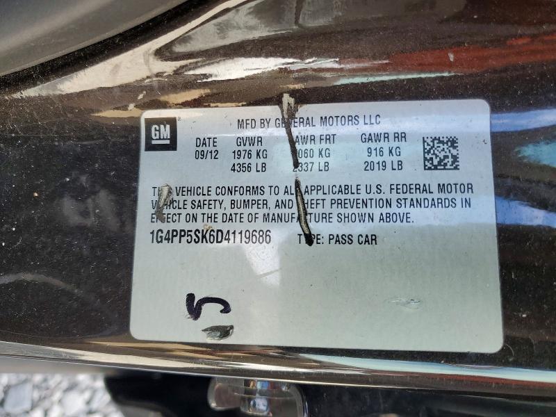 Aukcja sprzedaży 2013 Buick Verano, vin: 1G4PP5SK6D4119686, numer aukcji: 76972155