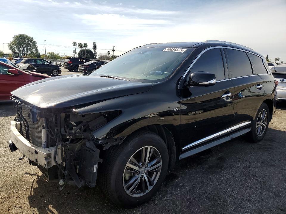 76834385 :رقم المزاد ، 5N1DL0MN3JC509929 vin ، 2018 Infinity Qx60 مزاد بيع