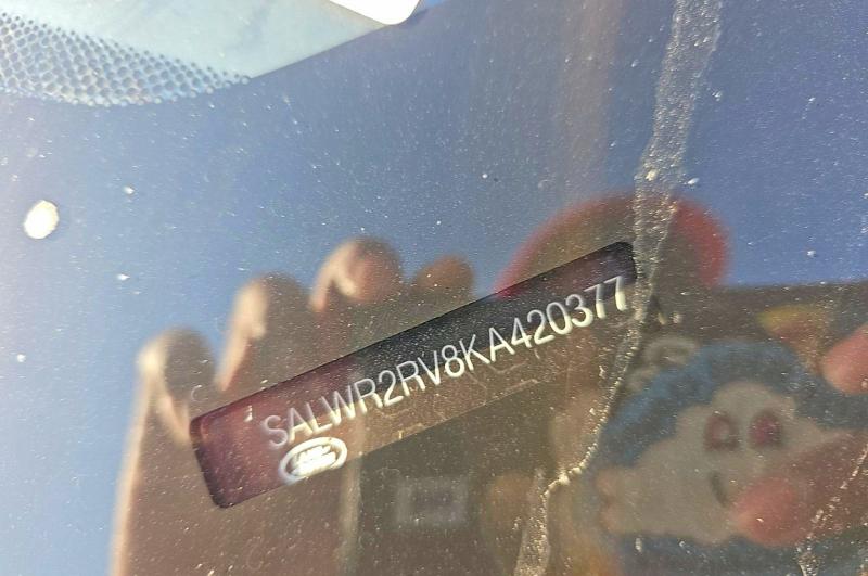 Aukcja sprzedaży 2019 Land Rover Range Rover Sport, vin: SALWR2RV8KA420377, numer aukcji: 78719245