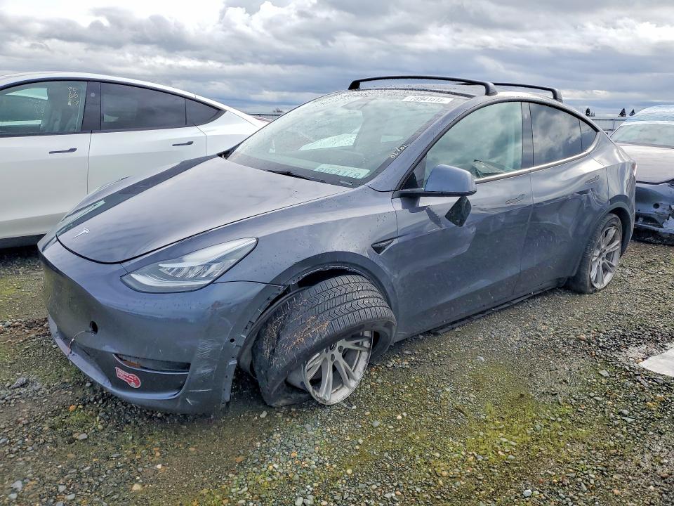 75941515 :رقم المزاد ، 7SAYGDEE5NF353033 vin ، 2022 Tesla Model Y مزاد بيع