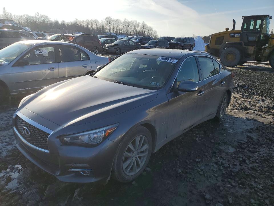2014 Infiniti Q50 მანქანა იყიდება აუქციონზე, vin: JN1BV7AR0EM706968, აუქციონის ნომერი: 76888755