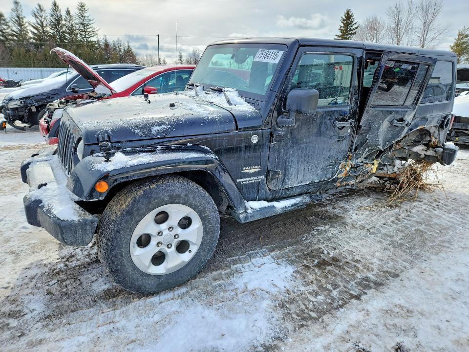 Auction sale of the 2014 Jeep Wrangler Unlimited, vin: 1C4BJWEG7EL100584, lot number: 75184115