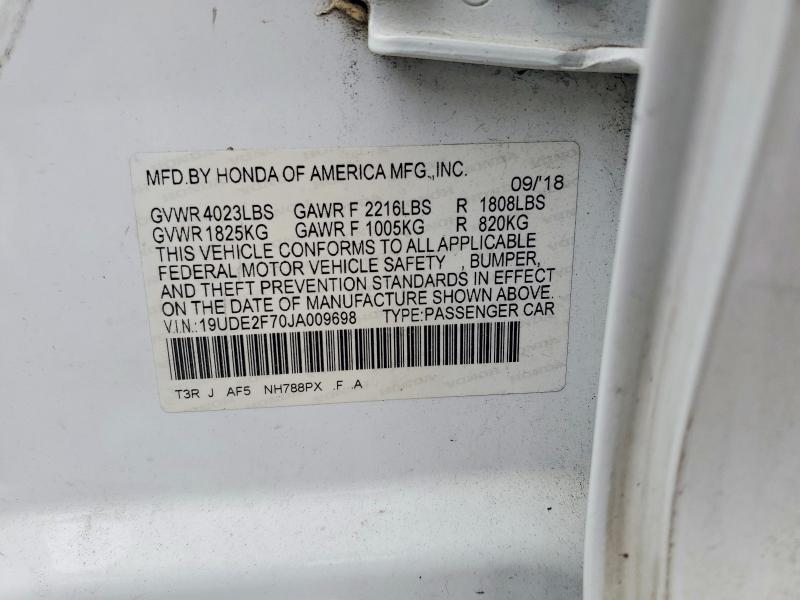 Продаж на аукціоні авто 2018 Acura Ilx, vin: 19UDE2F70JA009698, номер лоту: 77699395