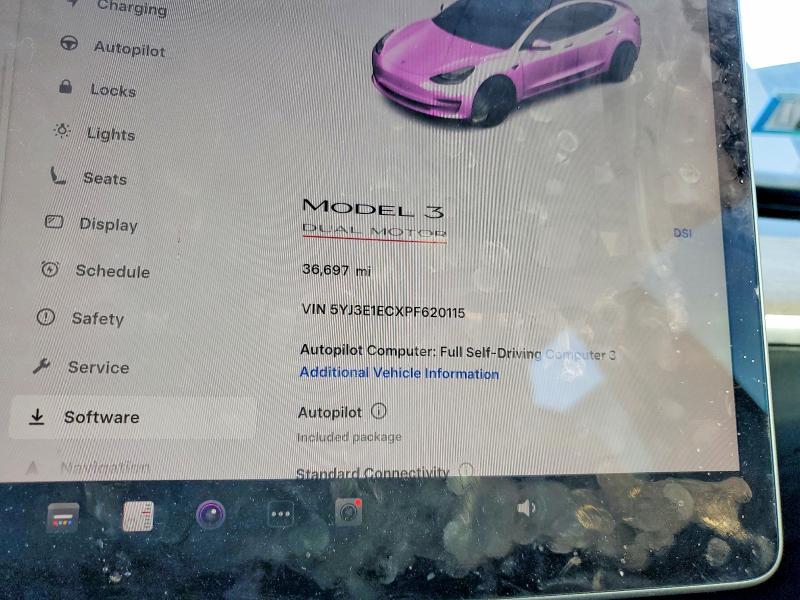 Aukcja sprzedaży 2023 Tesla Model 3, vin: 5YJ3E1ECXPF620115, numer aukcji: 76960725