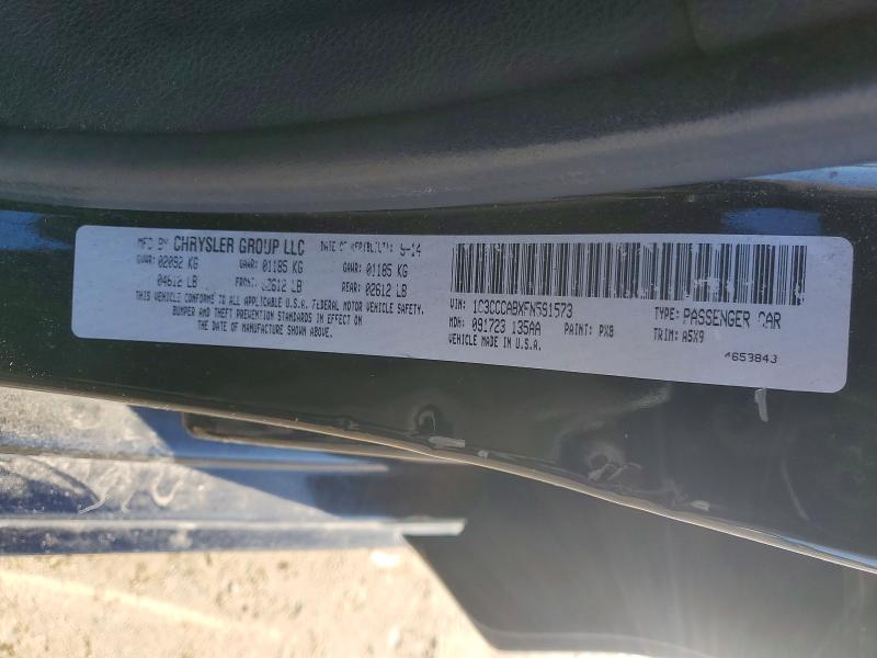 78693705 :رقم المزاد ، 1C3CCCABXFN591573 vin ، 2015 Chrysler 200 مزاد بيع