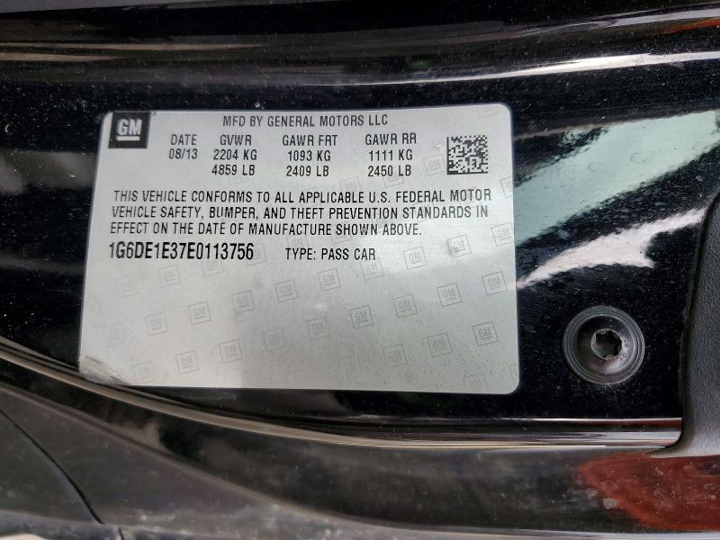 2014 Cadillac Cts მანქანა იყიდება აუქციონზე, vin: 1G6DE1E37E0113756, აუქციონის ნომერი: 78102325