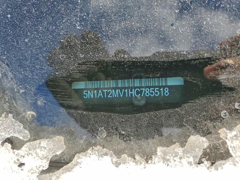 2017 Niss Rogue მანქანა იყიდება აუქციონზე, vin: 5N1AT2MV1HC785518, აუქციონის ნომერი: 48436186