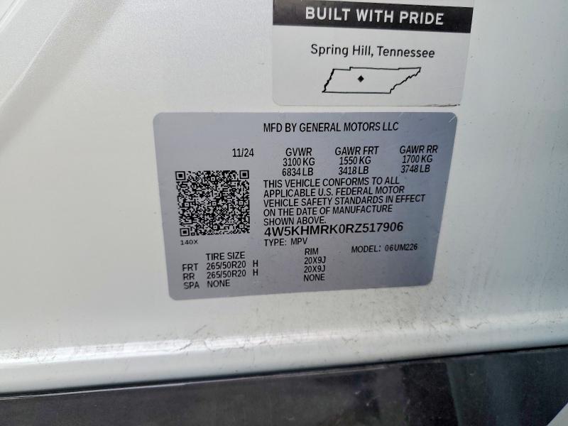 Продажа на аукционе авто 2024 Acura Zdx, vin: 4W5KHMRK0RZ517906, номер лота: 77612215