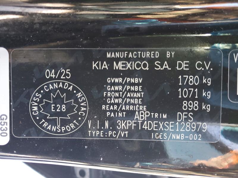 Продаж на аукціоні авто 2025 Kia K4, vin: 3KPFT4DEXSE128979, номер лоту: 78533855