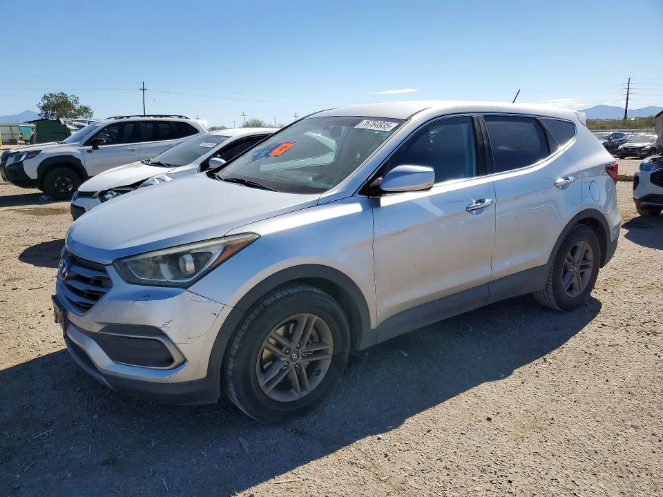 2018 Hyundai Santa Fe Sport მანქანა იყიდება აუქციონზე, vin: 5XYZT3LB0JG527139, აუქციონის ნომერი: 76764935